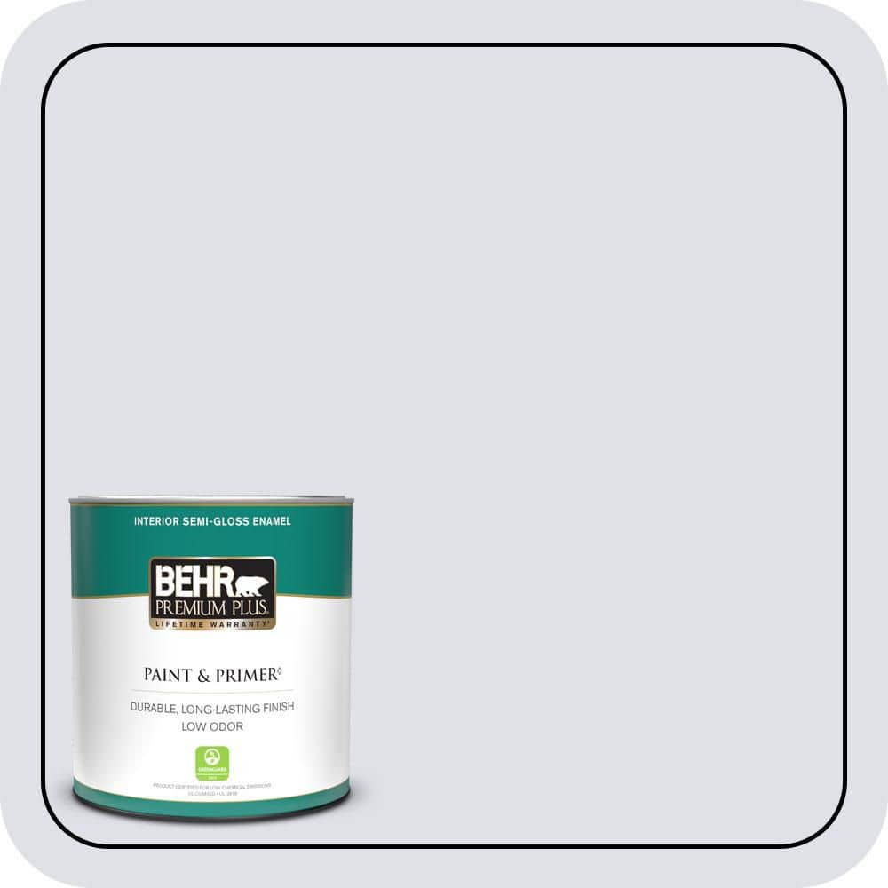 1 qt. #640E-2 Lilac Champagne Semi-Gloss Enamel Low Odor Interior Paint & Primer price history on PriceWatchPro
