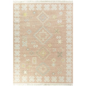 Thomas Pink 5 ft. 3 in. x 7 ft. Geometric Area Rug