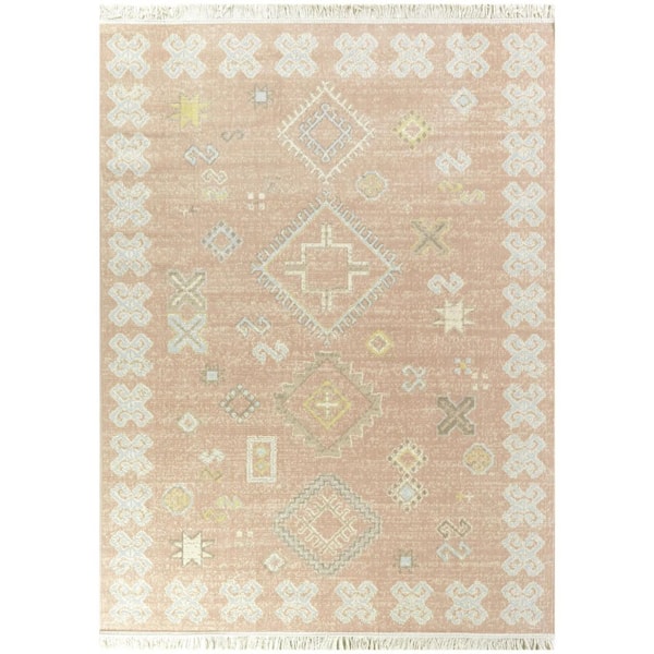 BALTA Thomas Pink 7 ft. 10 in. x 10 ft. Geometric Area Rug