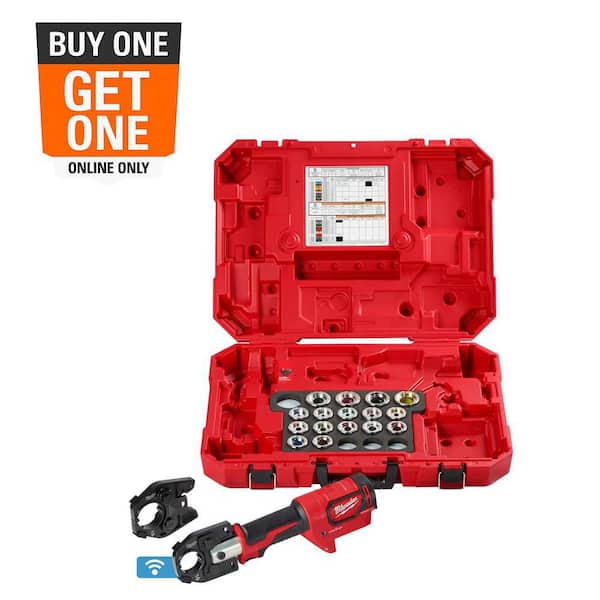 M18 18V Lithium-Ion Cordless FORCE LOGIC 600 MCM Al Crimper with 750 MCM Expanded Jaw