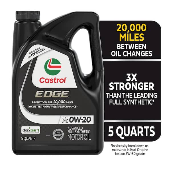 Castrol EDGE 0W-20　8L High Mileage Change: Castrol EDGE 0W-20 Advanced Full Synthetic