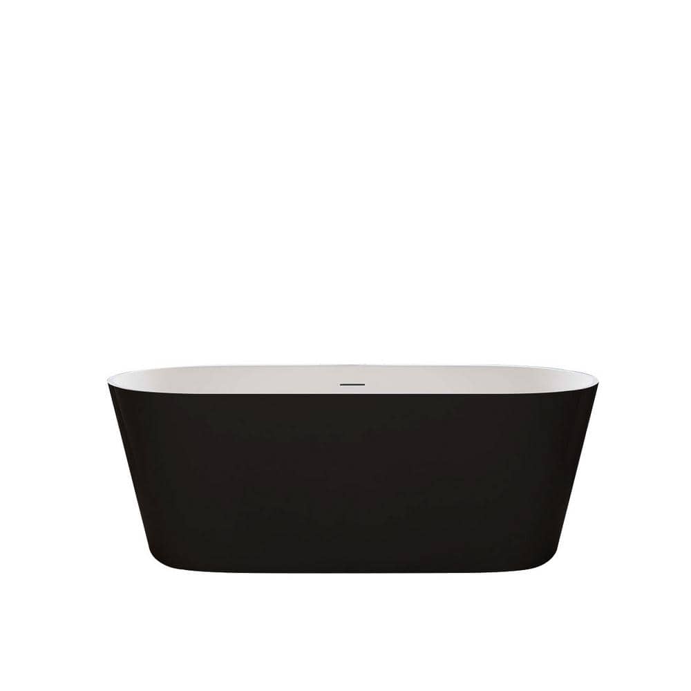 Aldine 66.9 in. x 31.5 in. Soaking Bathtub in Black/Matte price history on PriceWatchPro