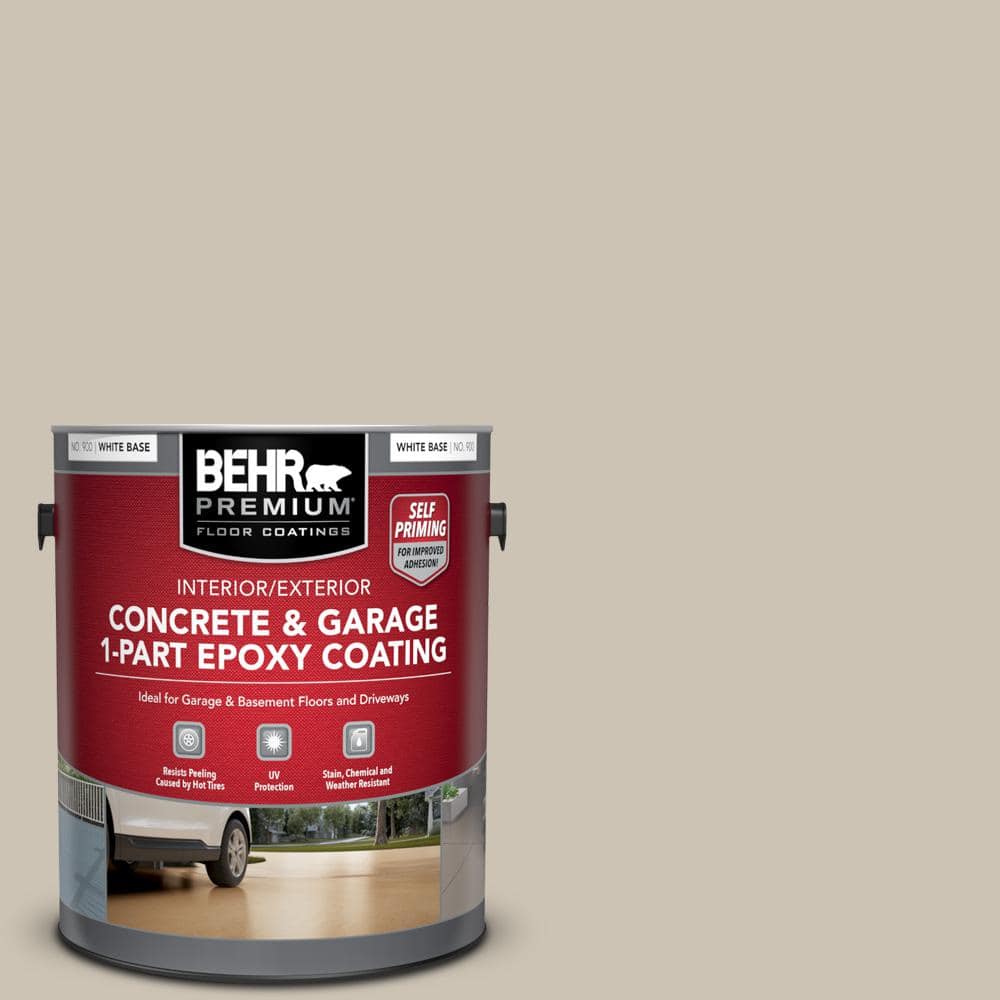 BEHR PREMIUM 1 gal. PPU508 Sculptor Clay SelfPriming 1Part Epoxy Satin Interior/Exterior