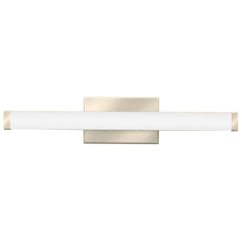 UPC 889804269253 product image for Contractor Select Contemporary Square Brushed Nickel LED Vanity Light Bar 3000K | upcitemdb.com