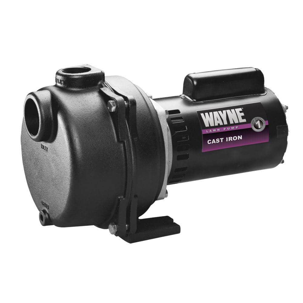 Wayne 1-1/2 HP Cast Iron Quick-Prime Lawn-Sprinkler Pump WLS150 The Home  Depot