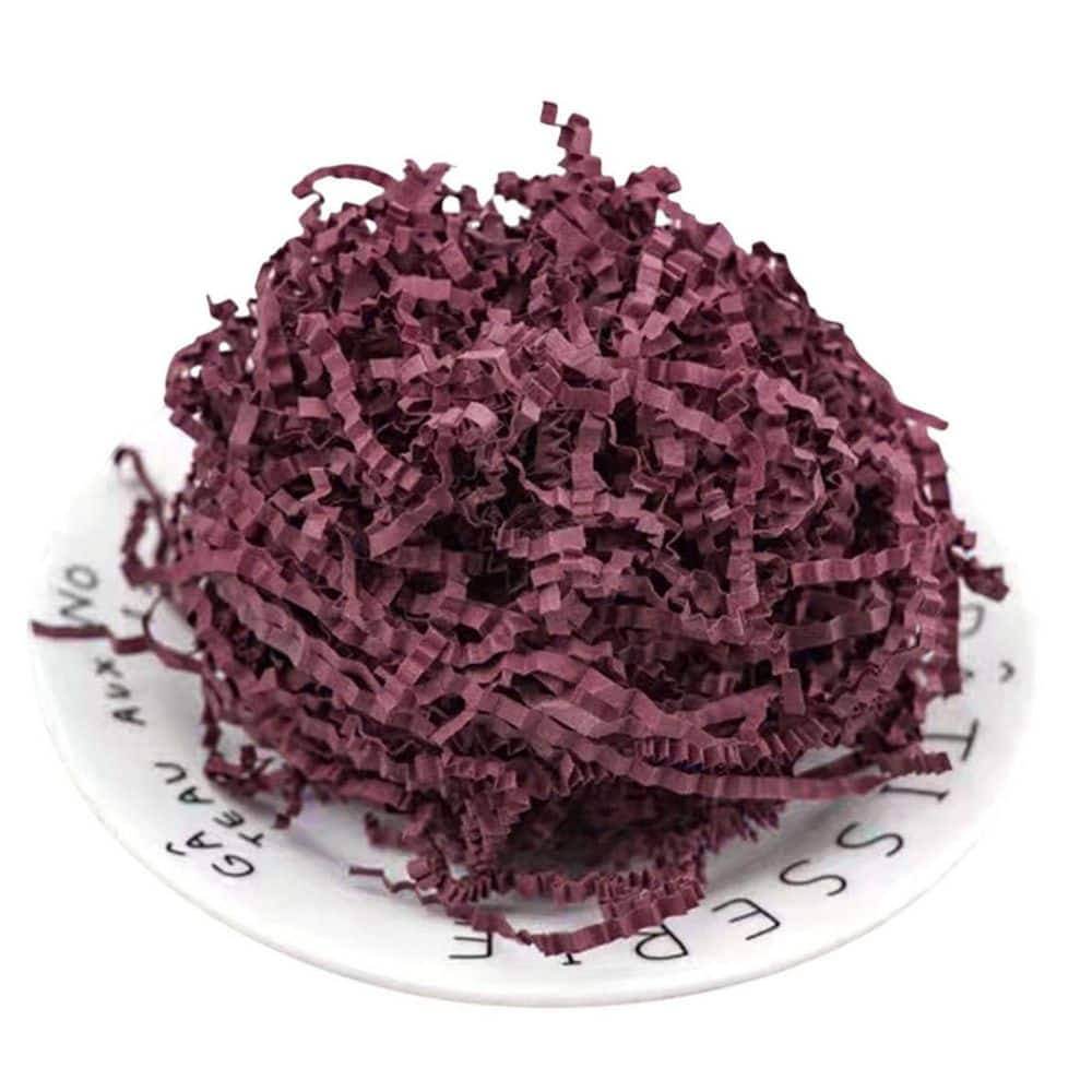 1 lbs. Burgundy Crinkle Cut Paper Shred Filler for Gift Wrapping Basket Filling Birthday Wedding Holiday Decorations price history on PriceWatchPro