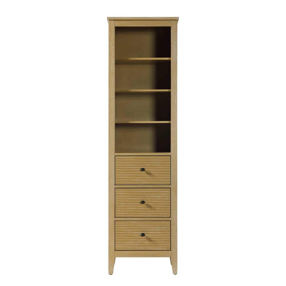 20 in. W x 18 in. D x 72 in. H Beige Freestanding Linen Cabinet price history on PriceWatchPro
