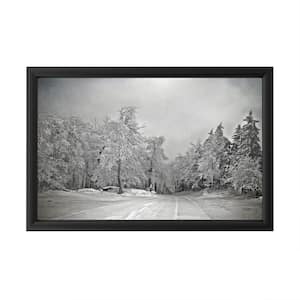 "Break in the Storm" by Lois Bryan Framed with LED Light Landscape Wall Art 16 in. x 24 in.