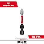 だぶ。　903540 Milwaukee SHOCKWAVE Impact Duty 2 in. Phillips #2 Alloy Steel