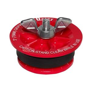 Gripper 3 in. Plastic Mechanical Test Plug