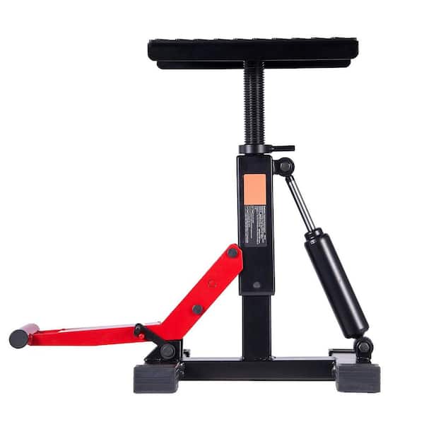 Dirt Bike Lift Stand, Motorcycle Jack Lift Stand 1200lbs. Capacity and Hydraulic Lift Operation, 9.8-18.3in. Hoist Table