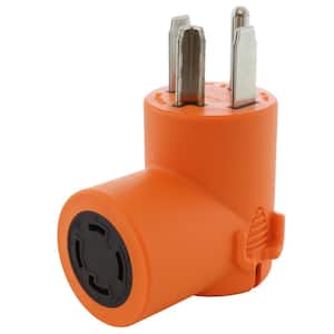 Dryer Outlet Adapter 4-Prong Dryer 14-30P Plug to 4-Prong Locking 30 Amp 125/250 L14-30R Adapter