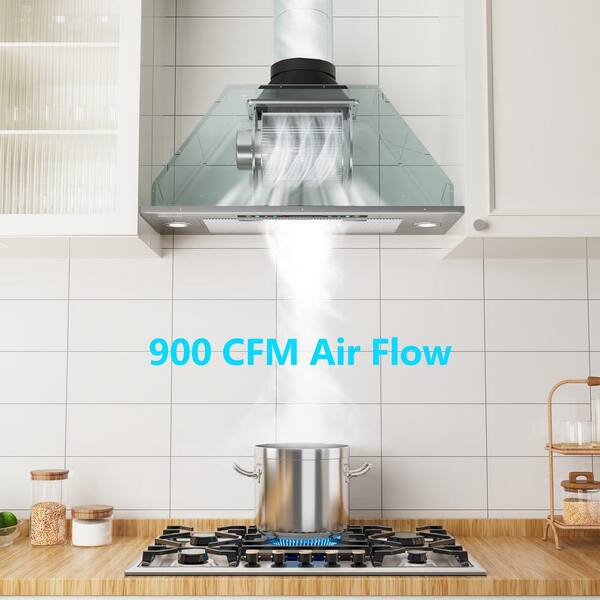 VIKIO 28 in. 900 CFM Convertible Insert Range Hood in