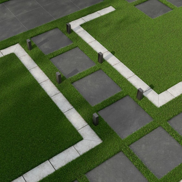MSI Vulkon Nero 2 cm. x 24 in. x 24 in. Matte Porcelain Paver Tile (8 sq. ft./Case)