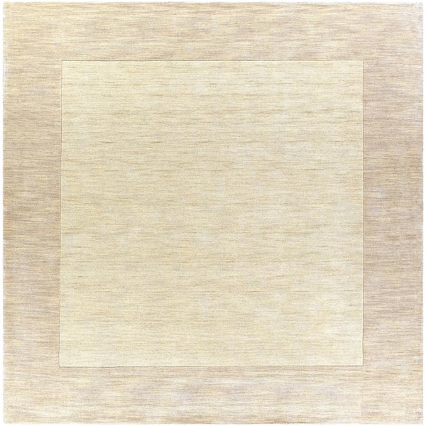Foxcroft Ivory 8 ft. x 8 ft. Indoor Square Area Rug