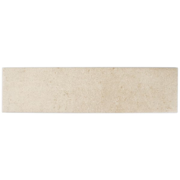 Arcadian 3 in. x 6 in. Desert Sands Ceramic Subway Tile Sample