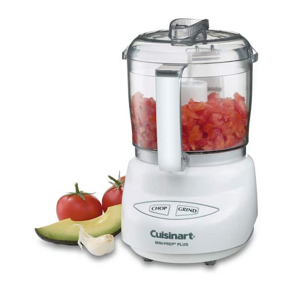 Cuisinart - Mini-Prep Plus 3-Cup 2-Speed White Food Processor with Pulse Control