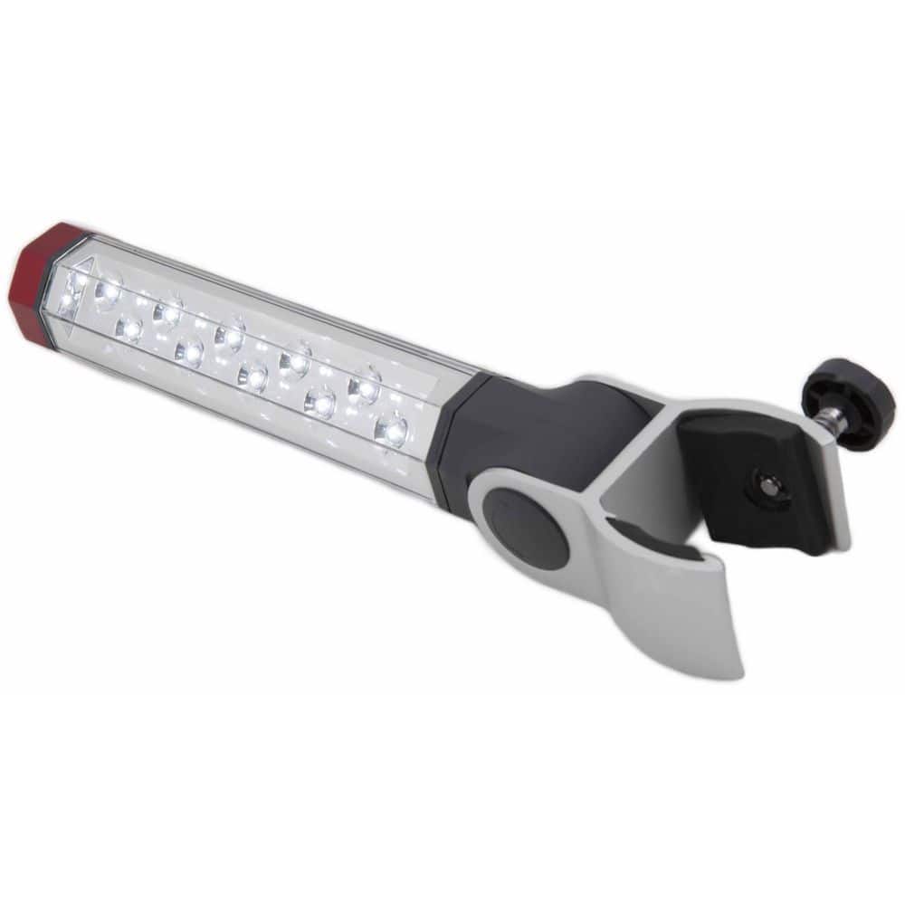 10-LED Battery Operated Grill Light with Aluminum Clamp