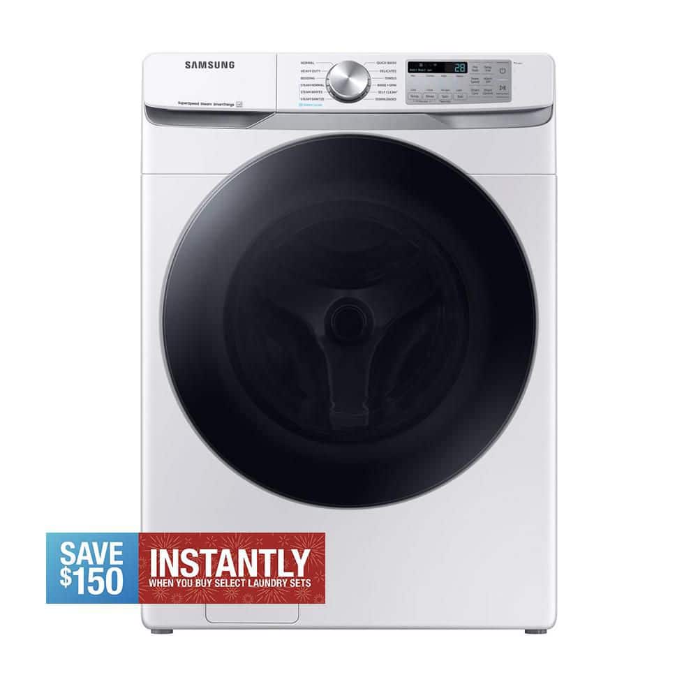 4.5 cu. ft. Smart High-Efficiency Front Load Washer with Super Speed in White