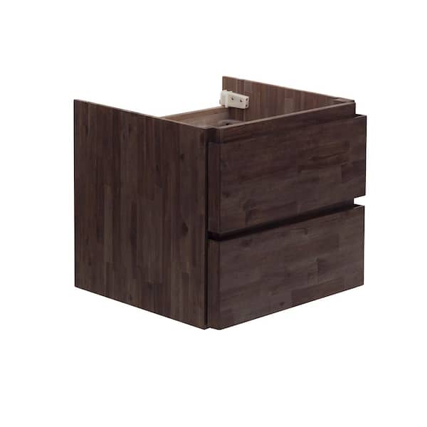 Formosa 23 in. Wall Mount Floating Single Bath Vanity Cabinet without Top in Acacia