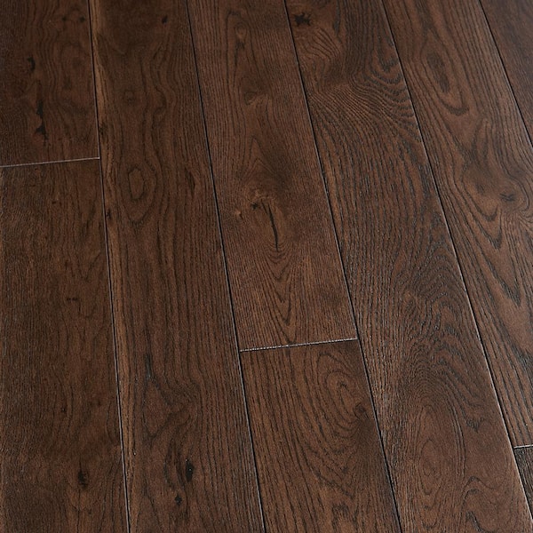 Malibu Wide Plank Pacific Grove French Oak 3/4 in. T x 5 in. W Wire Brushed Solid Hardwood Flooring (22.6 sq. ft./case)