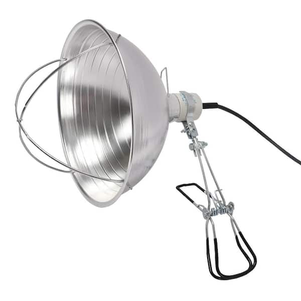 10-1/2 in. 300-Watt Incandescent Heavy Duty Heat Lamp Clamp Light