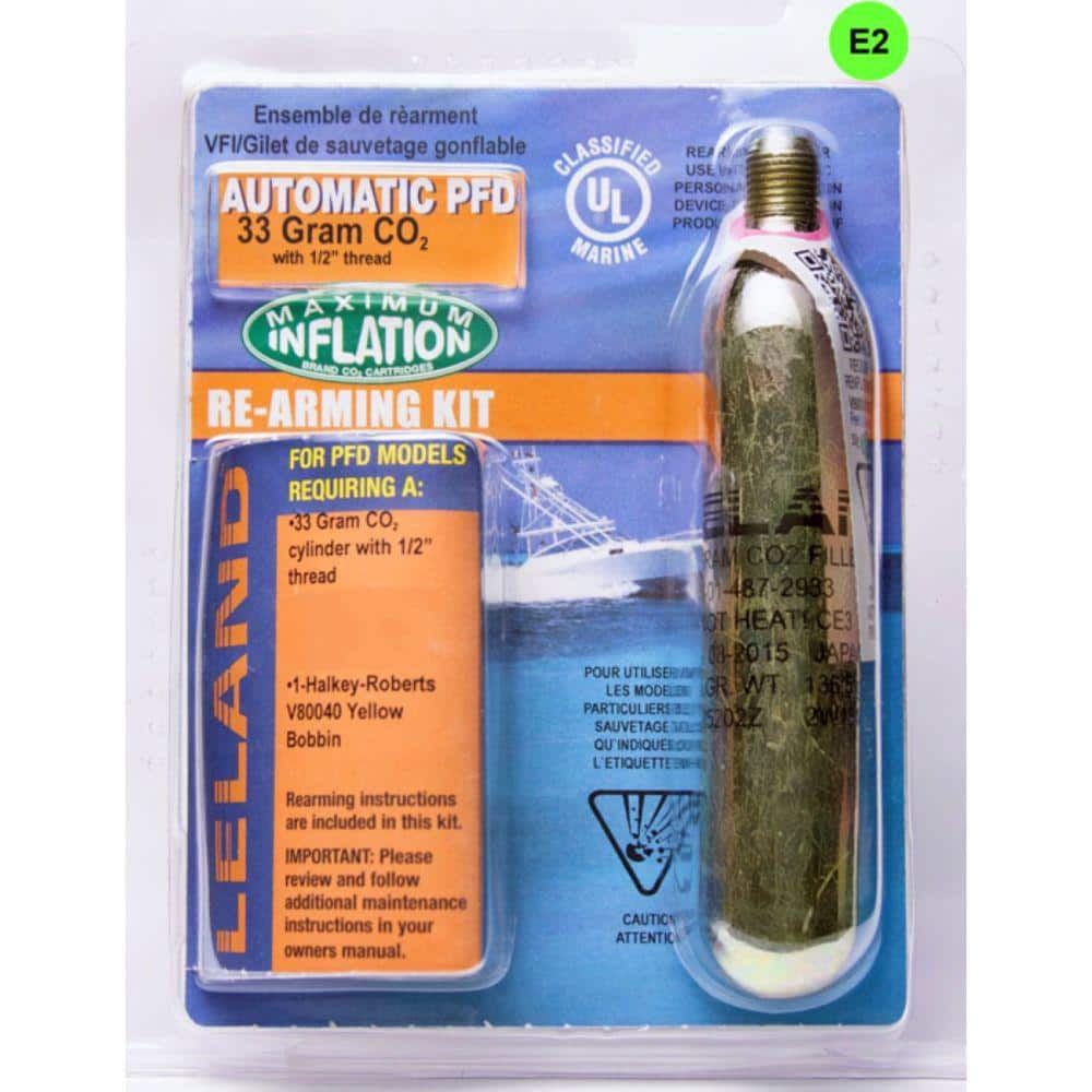 Leland 33-Gram Inflatable Life Vest Rearming Kit for V95000 Series-Auto