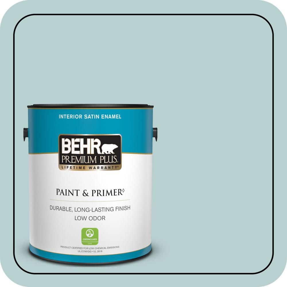 1 gal. #S440-2 Malaysian Mist Satin Enamel Low Odor Interior Paint & Primer price history on PriceWatchPro