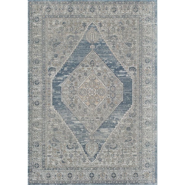 Rugs America Milford Stonewash Windsor Area Rug - 2 X 4