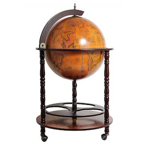 Dahlia Abstract Globe Drink Cabinet