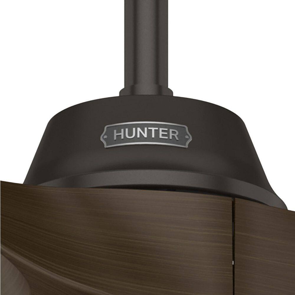 52" Premier Bronze 3-Blade Modern Ceiling Fan with Wall Control