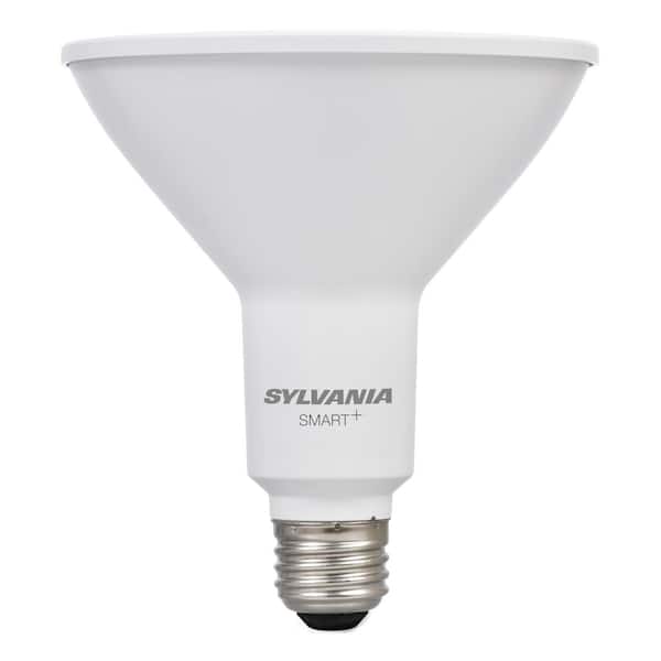 SMART+ ZigBee Soft White PAR38 Outdoor LED Smart Light Bulb 74580 - The Home Depot