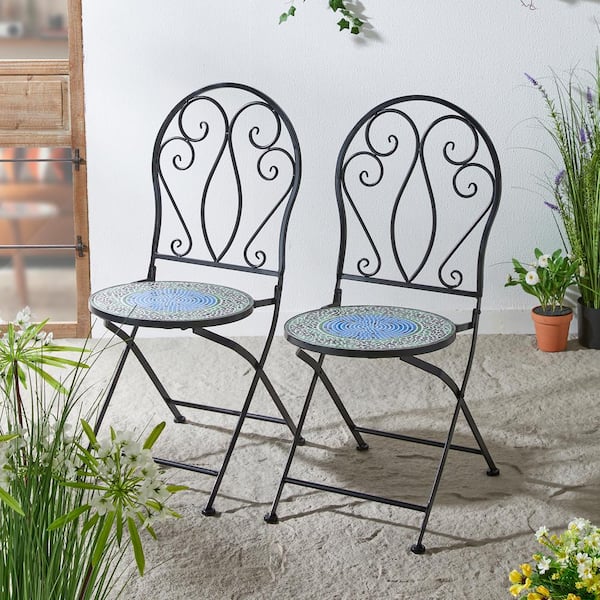 ꙳★*゜♻️ PATIO ꙳★*゜ ZXNYH Heavy Duty 400lbs Capacity Patio Bistro Set 3 Piece