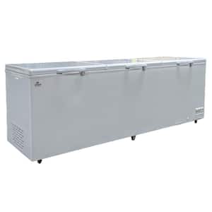105 in. W 42 cu. ft. Commercial Manual Defrost Chest Freezer in White