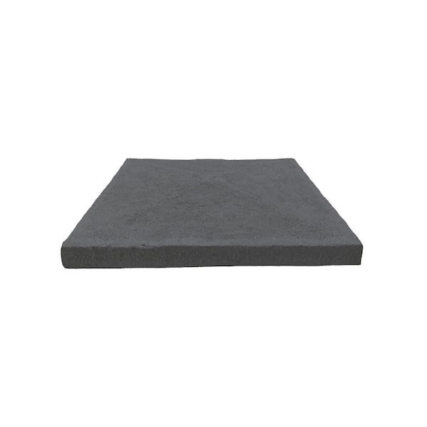 GenStone 23 in. x 23 in. Keystone Faux Stone Peaked Column Cap Siding