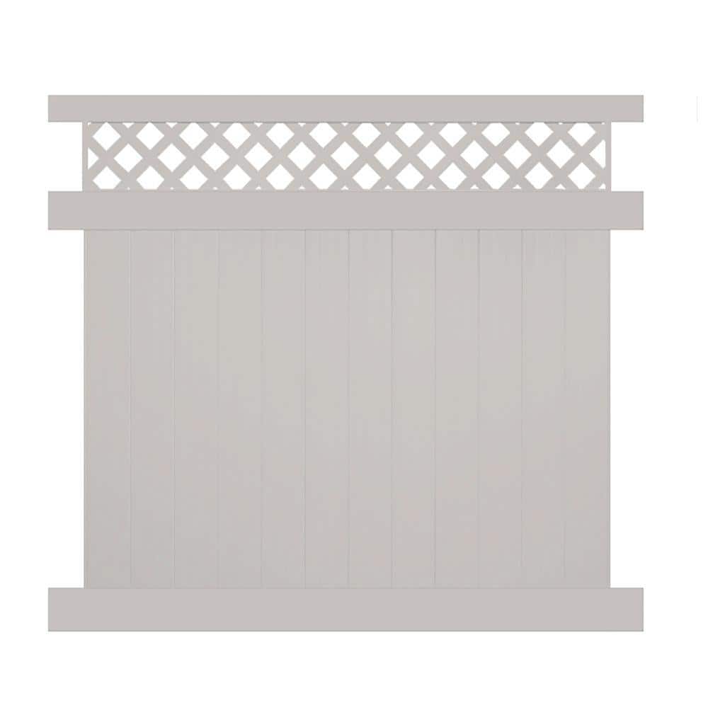 Ashton 7 ft. H x 6 ft. W Tan Vinyl Privacy Fence Panel Kit price history on PriceWatchPro