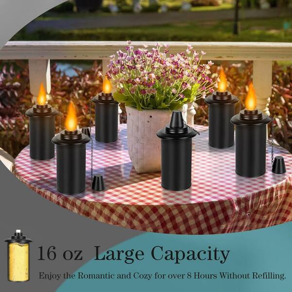 Home Garden Torch Set Of 4, Outdoor Metal Torches Curacao - View #6
