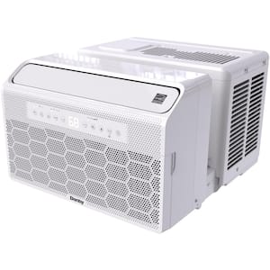 8,000 BTU 115V Window Air Conditioner Cools 350 Sq. Ft. with Remote Control in White