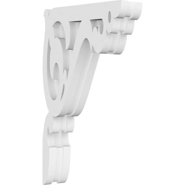 Ekena Millwork Amber 1.5 in. W x 11 in. H x 6.5 in. D Signature Urethane Polyurethane Corbel