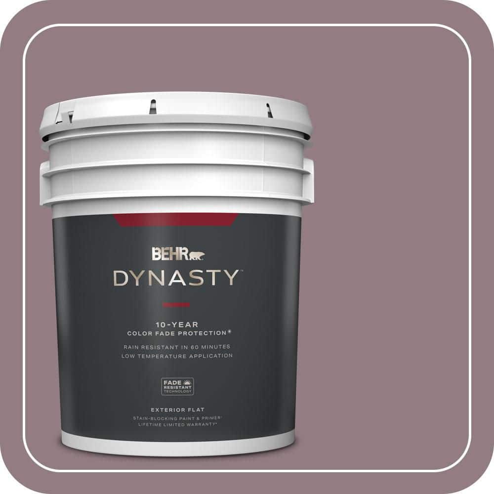 5 gal. #100F-5 Gypsy Magic Flat Exterior Stain-Blocking Paint & Primer price history on PriceWatchPro