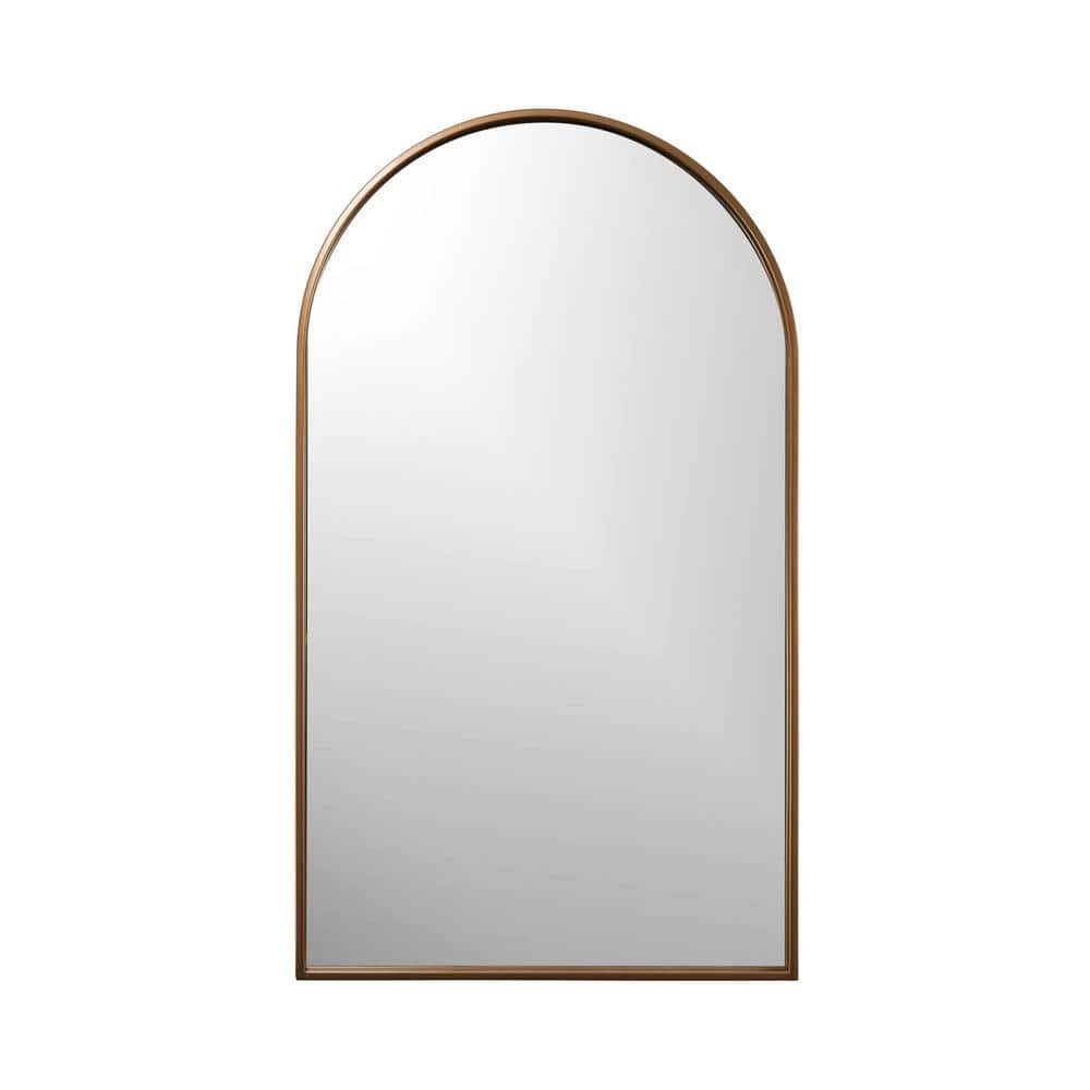 Undbranded Juliet, Arched Iron Mirror, Gold 22 in. x 38 in. FG817-ARCH ...