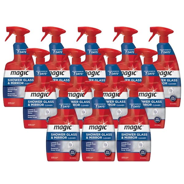 Magic 28 oz. Glass Cleaner Spray for Shower and Mirror (12-Pack)