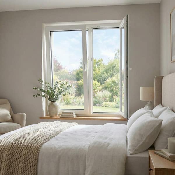 Avora Doors and Windows 48 in. x 36 in. Elite Euro White Exterior