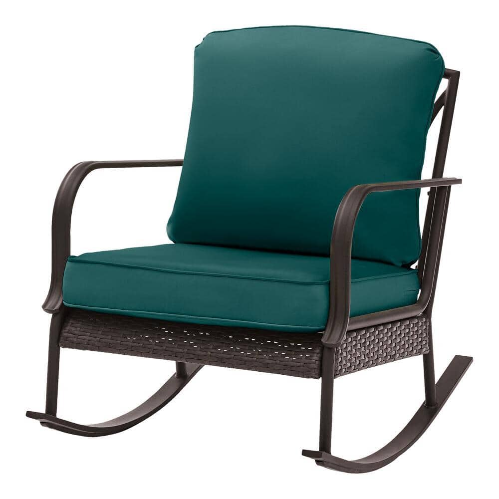 hampton bay metal rocking chair