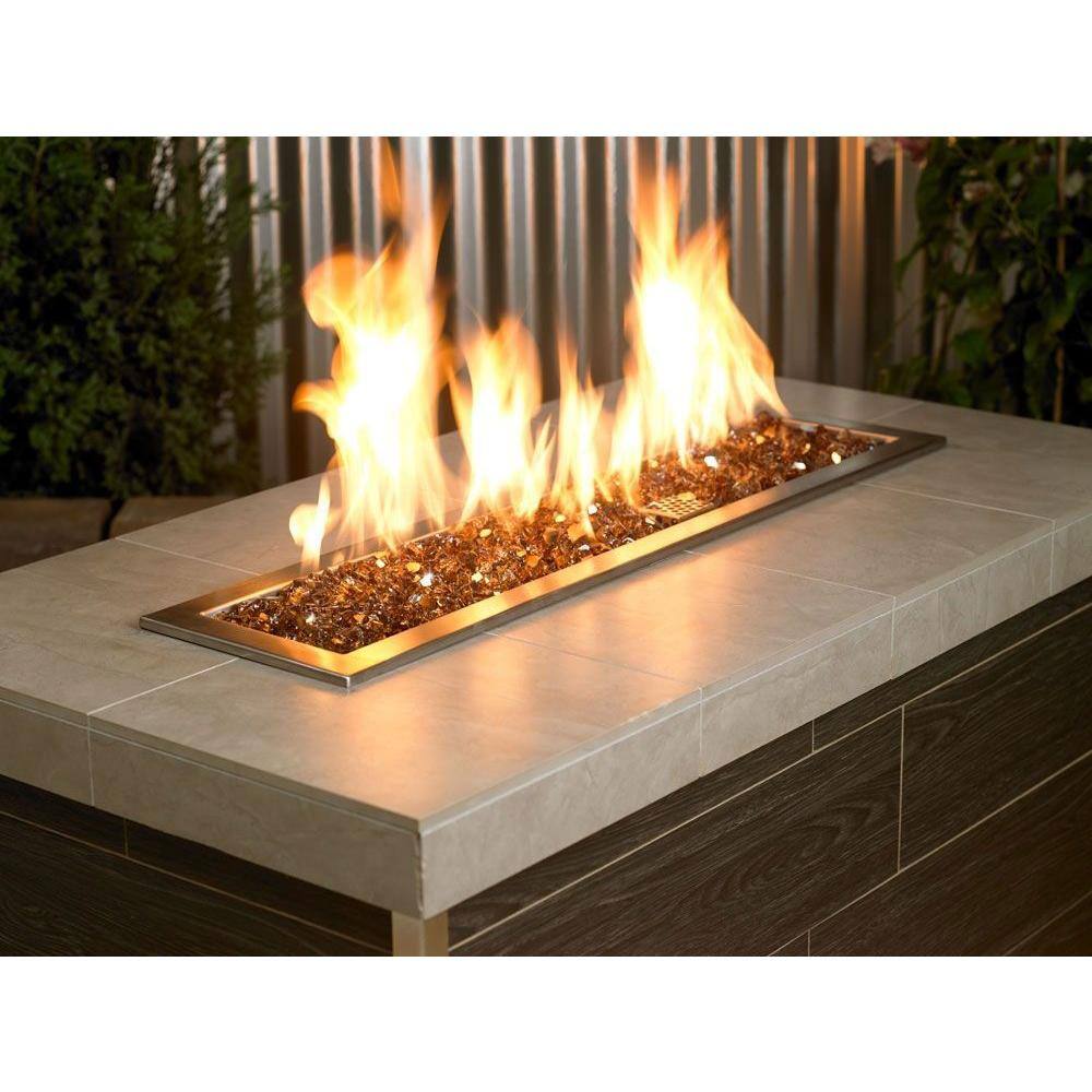 Copper Reflective Fire Glass for Fire Pit, 10 lbs