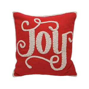 20 in. x 20 in. Joy Beaded Pillow