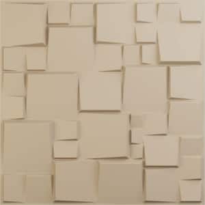 19 5/8 in. x 19 5/8 in. Modern Square EnduraWall Decorative 3D Wall Panel, Smokey Beige (Covers 2.67 Sq. Ft.)