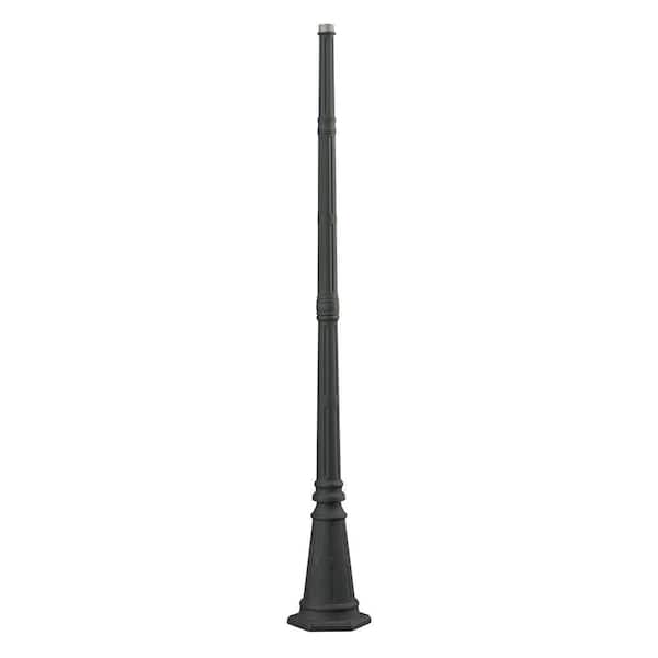 Titan Lighting 73 in. Charcoal Outdoor Accessories Lamp Post