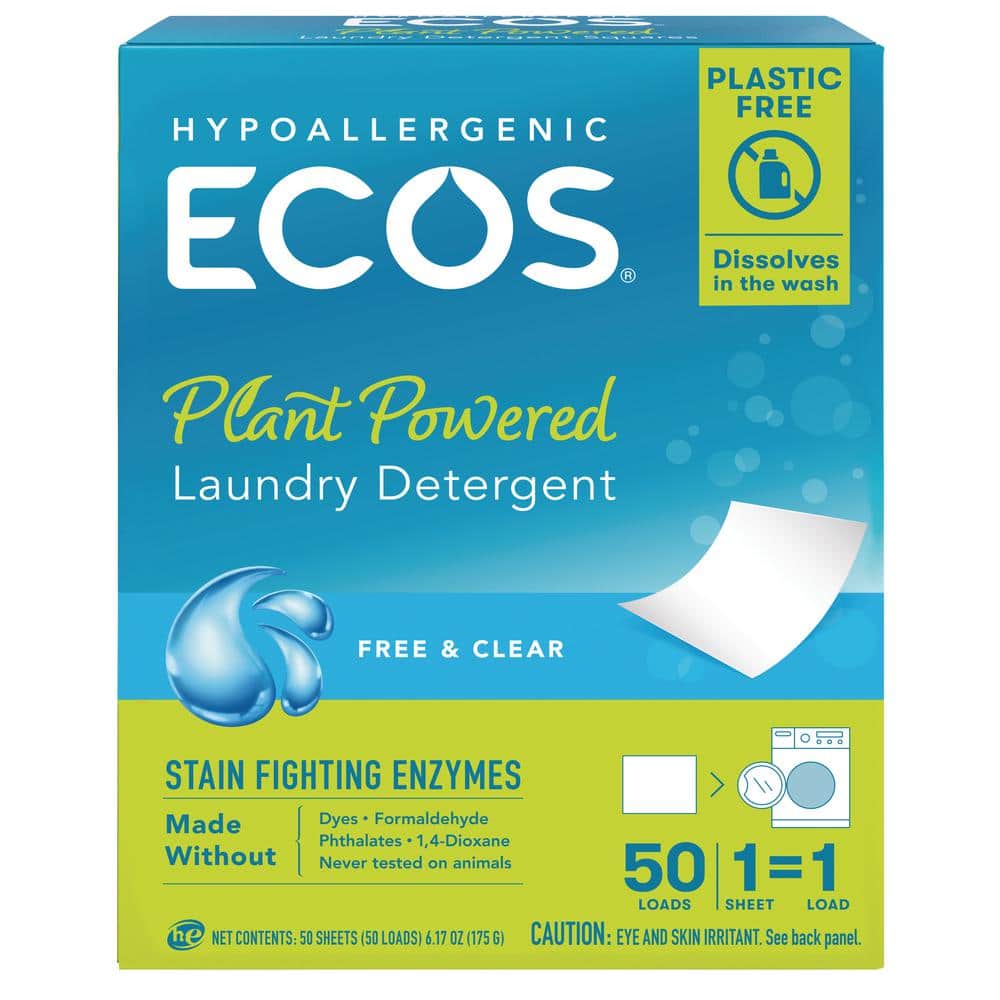 Eco-Friendly Laundry Detergent Sheets, Up to 128 Loads – Seas of