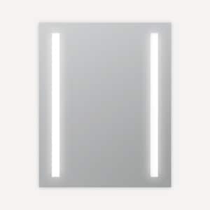 Royale Basic 24 in. W x 30 in. H Recessed or Surface Mount Medicine Cabinet with Single Door, LED Lighting, Right Hinge